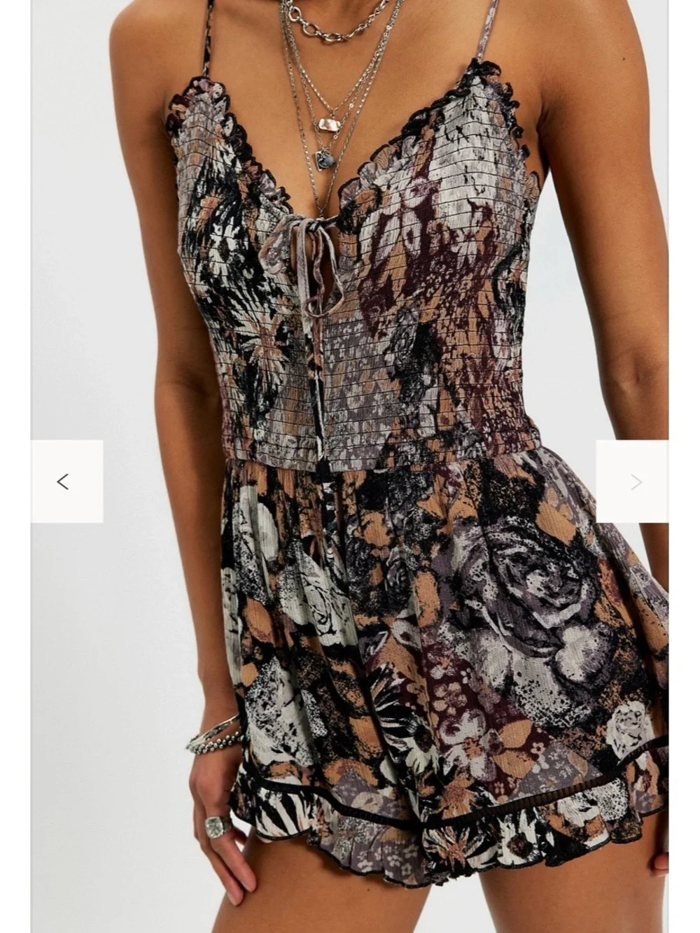 Free People Free As A Bird Romper New Was $148 Small